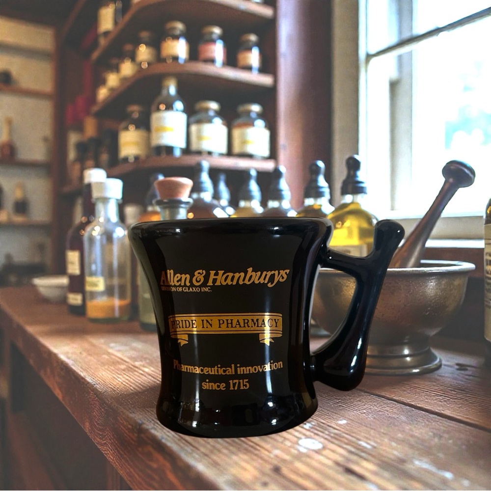 Allen & Hanbury’s Glaxo Promotional Pride in Pharmacy Mortar Pestle Coffee Mug